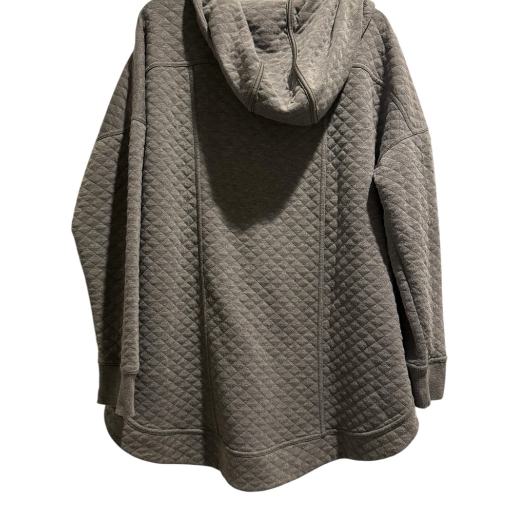 Athletic Works Quilted Charcoal Jacket/Hoodie - Picture 7 of 9